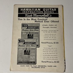 Short’nin’ Bread OLD BLACK JOE 1941 Hawaiian Guitar SHEET MUSIC!