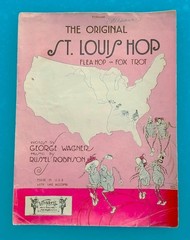 St Louis Hop 1926 FLEA HOP Fox Trot J RUSSEL ROBINSON Sheet Music BUG COVER !