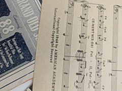Lot of 10 Vintage Piano Sheet Music 1930s 40s 50s Mixed Genre Ephemera