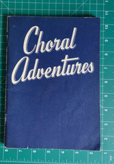 Vintage Sheet Music / Book Choral Adventures Ruth Heller c1951