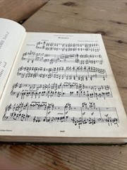 Antique Hardcover “Brahms Piano Works”KLAVIER~WERKE Band 1