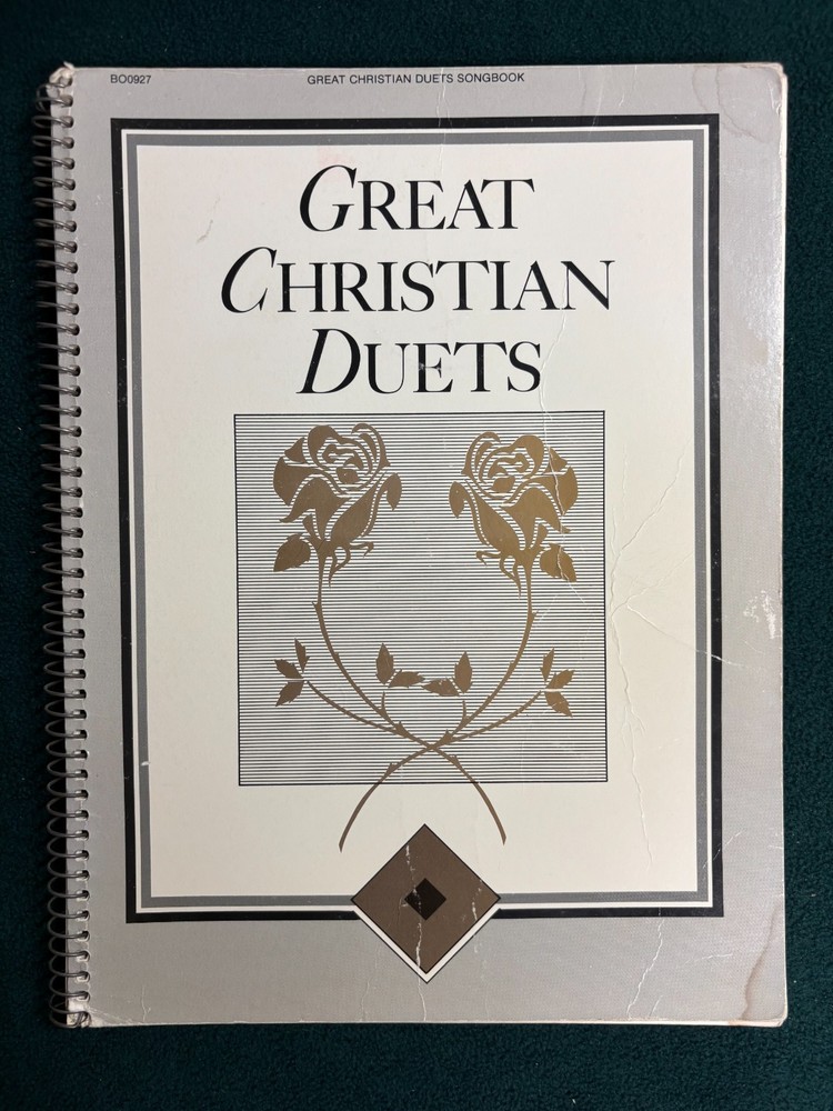Great Christian Duets Songbook Piano Guitar Vocal Spiral Bound, Benson Music
