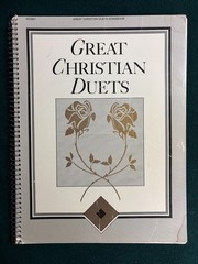 Great Christian Duets Songbook Piano Guitar Vocal Spiral Bound, Benson Music