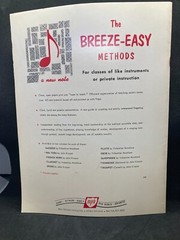 M WITMARK Breeze-Easy Recital Pieces Piano Accompaniment Treble Clef, Bk1, 21405