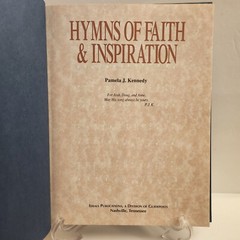Hymns of Faith and Inspiration by Pamela Kennedy 1990 hardcover music, stories
