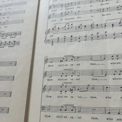 1914 Song sheet LAND OF HOPE AND GLORY Arranged for mixed voices Edward Elgar