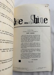 Rise and Shine Harry Simeone Two Part Choral Sheet Music Book Shawnee Press 1960