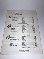 Dancla Six Airs Varies For Violin and Piano (Lot Of 2) No. 125 & No. 126