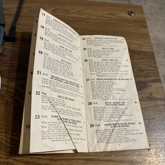 Robbins Community Sheet- Lets All Sing , Lyrics Pamphlet Circa 30s Robbins Music