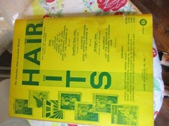 Vintage « Hair » The Rock Musical Songs,Vocals,Photos and more Book 1967/68. Fair