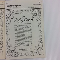 AMP Singing Masters Choir Sheet Music Lot 2 Sacred Church Choral Octavo FD3 2595