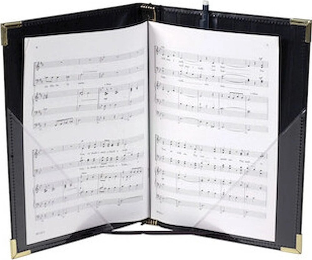 Premium Choral Folder – 7-3/4 x 11; Elastic Stays