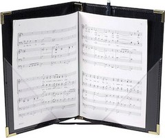Premium Choral Folder – 7-3/4 x 11; Elastic Stays