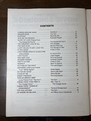 Vintage Movie Songbook Lot 1986-1988 Piano Sheet Music 80s Soundtrack Top Gun