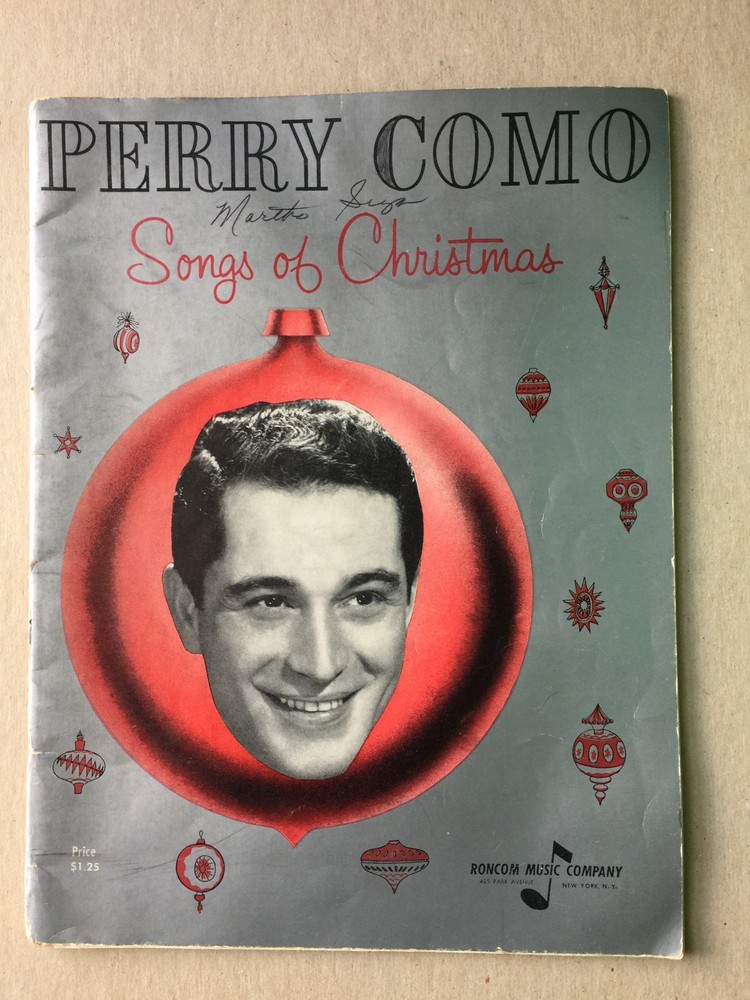 Perry Como, Songs Of Christmas Music Book, 1959
