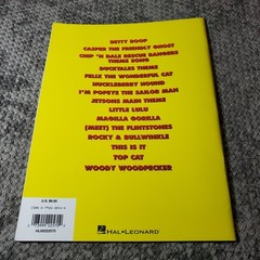 Cartoon Tunes Easy Piano Songbook Hal Leonard 1990 HL00222570