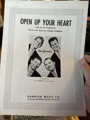 M 9×12 3-pack of Popular Sheet Music 1950s