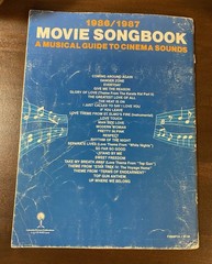 Vintage Movie Songbook Lot 1986-1988 Piano Sheet Music 80s Soundtrack Top Gun