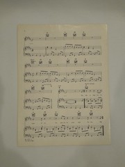 Vintage Piano Sheet Music 1968 The Tide Is High Blondie Debbie Harry