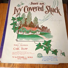 M. Witmark & Sons Just an Ivy Covered Shack Sheet Music Piano Voice 1650