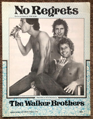 NO REGRETS – The Walker Brothers – 1976 UK sheet music
