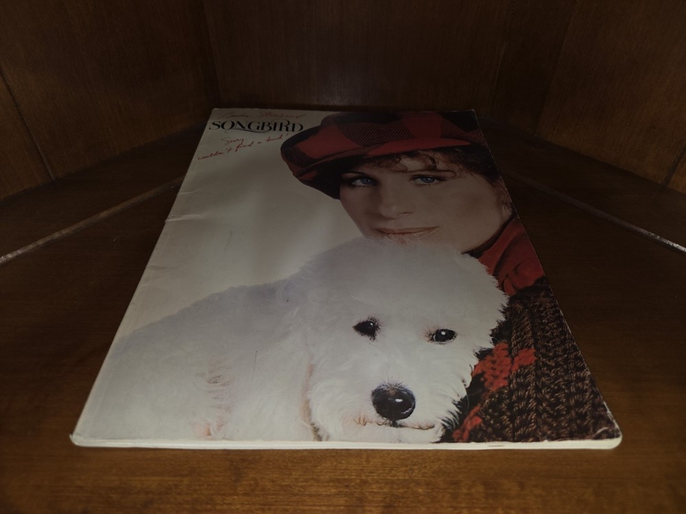 BARBRA STREISAND ~ SONGBIRD Sheet Music 1978 ~ Vocal Piano Guitar Chords