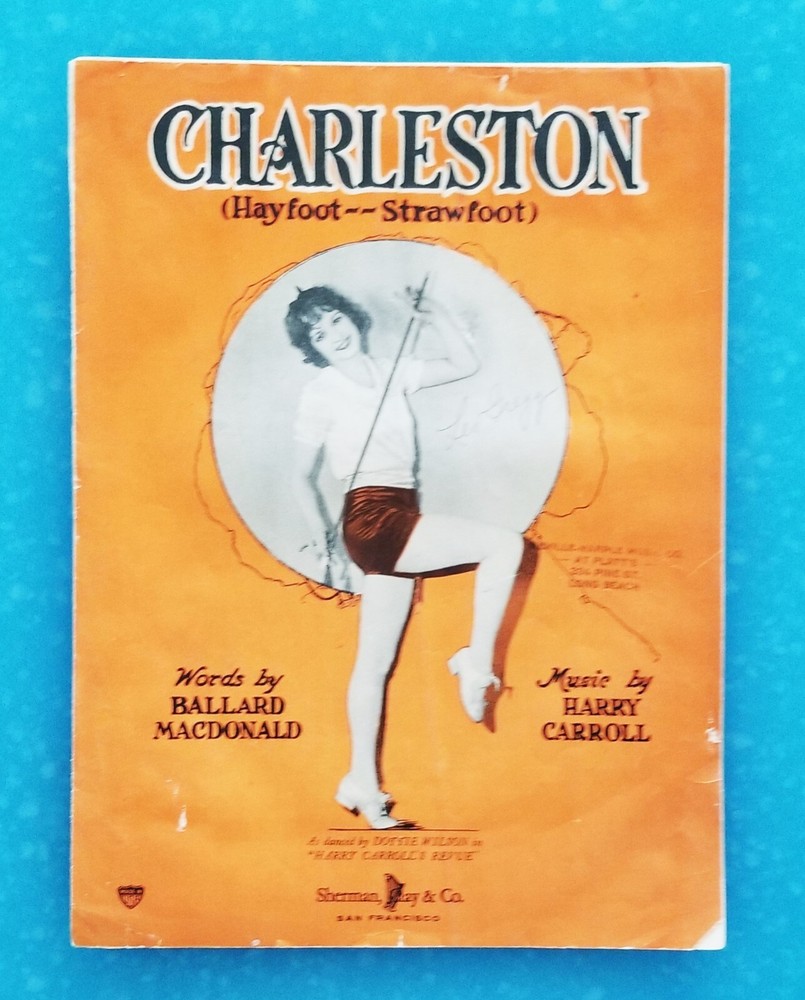 Charleston HAYFOOT STRAWFOOT 1924 Dottie Wilson Harry Carroll Revue Sheet Music!
