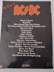 The Best Of AC/DC Sheet Music 1988 AMSCO Publications