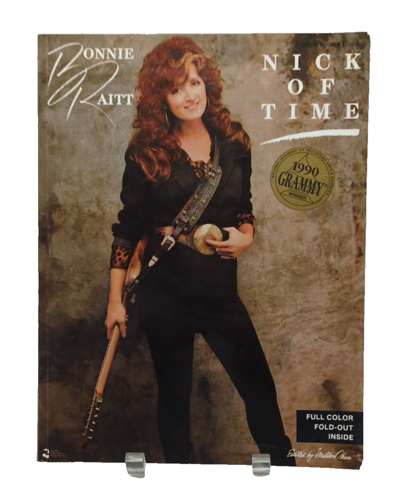 Nick Of Time Sheet Music Song Book Bonnie Raitt POSTER Piano Guitar Voice M12