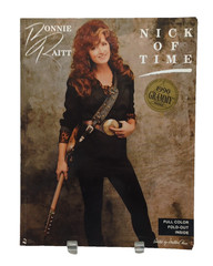 Nick Of Time Sheet Music Song Book Bonnie Raitt POSTER Piano Guitar Voice M12