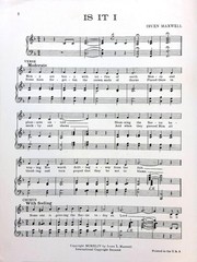 Is It I Sheet Music Irven Maxwell Medium Voice Sacred Religious Key of F