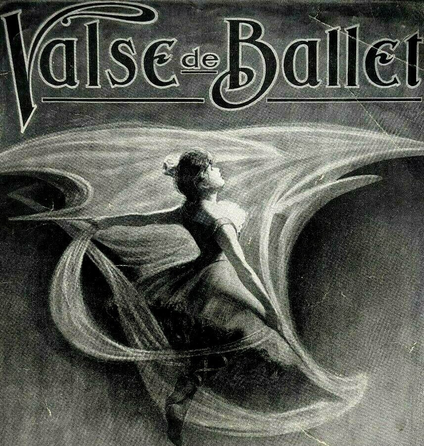 1904 Valse de Ballet John Baume Sheet Music Cable Co. Conover Pianos Ad Parks 8B