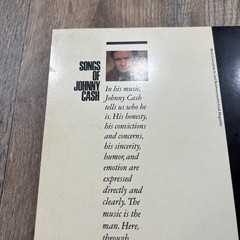 Songs of Johnny Cash Songbook Piano Guitar Vocal 1970 Paperback #JC101