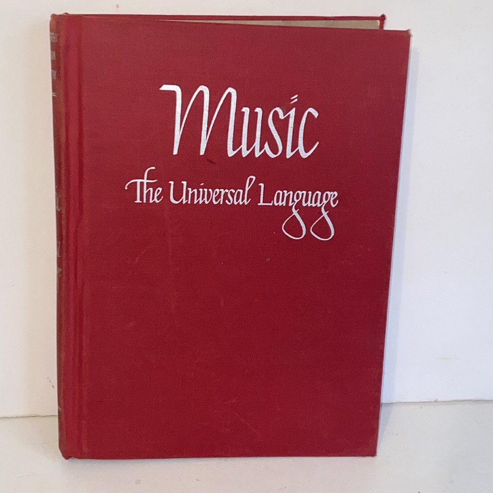 Vintage 1941 Music The Universal Language Hardcover Sheet Music Song Book