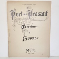 Vintage 1926 Poet and Peasant Overture Sheet Music Unexcelled Edition by Suppe
