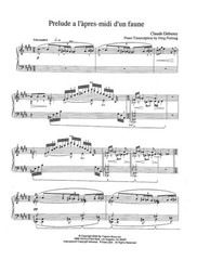 Prelude to the Afternoon of a Faun for Piano, Transc. G. Furlong, pub. Trigram