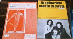Sheet Music lot: Celine Dion/Supertramp/Nilsson/Glen Campbell/Peter, Paul & Mary