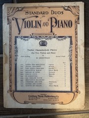Lot of 11 Vintage Sheet Music for Violin and Piano Sheet Music 1905-1955