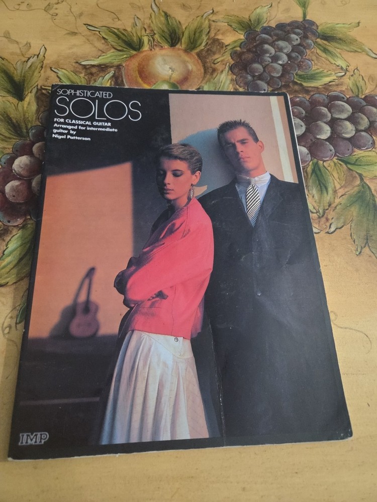 Nigel Patterson Sophisticated Solos Classical Jazz Guitar,20 Pieces 1984 Edition