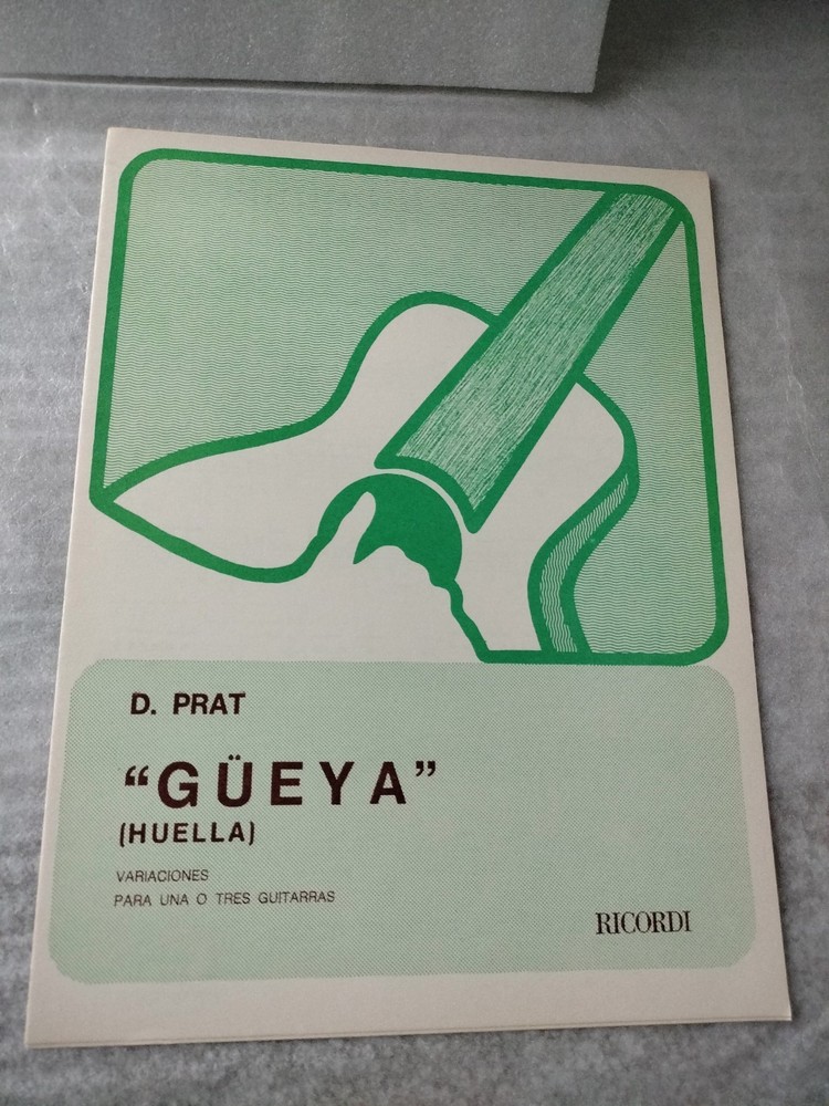 Domingo Pratt, Gueya, Classical Guitar Sheet Music For Guitar Trio Or Solo