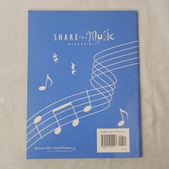 Share The Music Songs To Sing Read Grades K-6 Blackline Masters 1998 Mcgraw-Hill