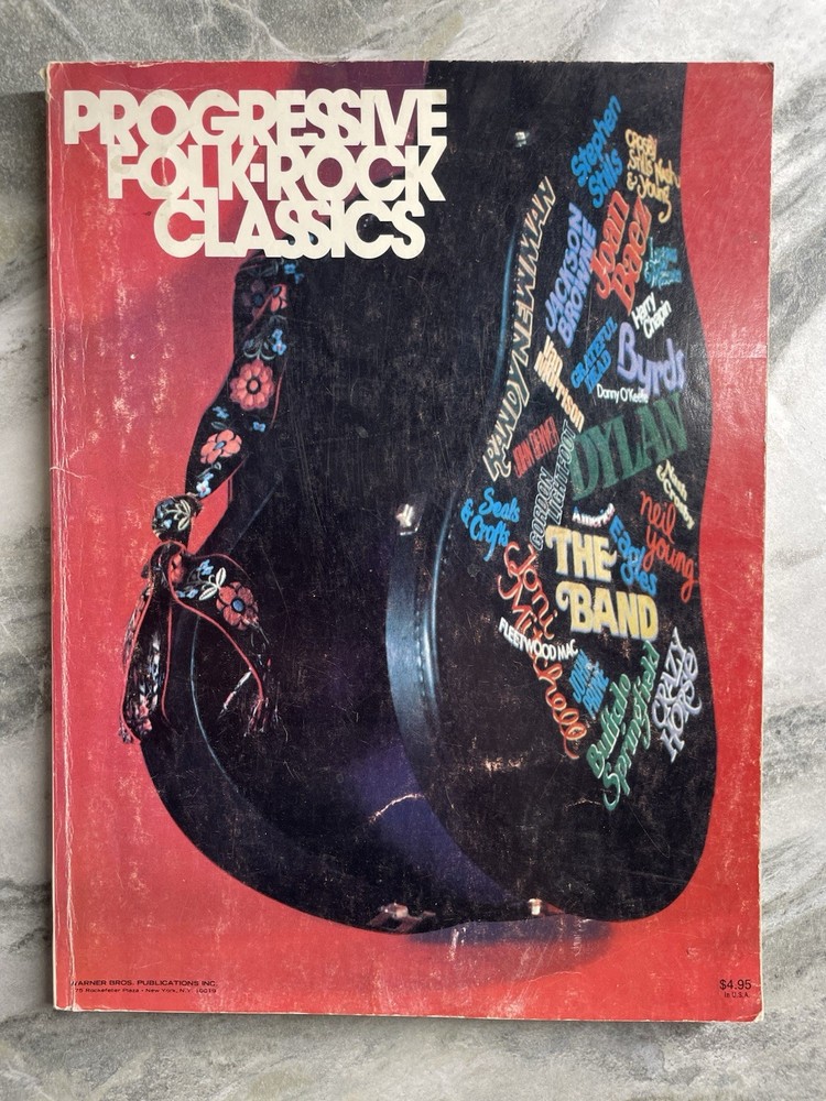 Progressive Folk Rock Classics VTG Music Book