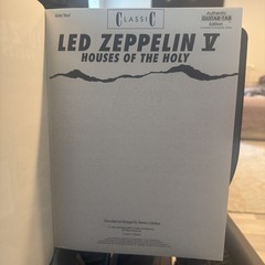 LED ZEPPELIN Guitar Tab Songbook 5 Houses Holy Authentic Tab Ed 131 Pages New