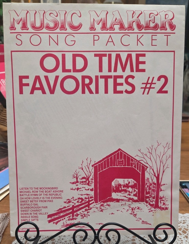Music Maker Song Packet ● Old Time Favorites #2 Lyrics Included