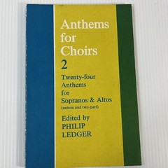 Anthems for Choirs Vol 1 2 3 and 4 Lot 4 Religious Choral Vocal Music Book