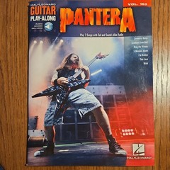 Pantera Guitar Play-Along Vol 163 Notes & Tab Sheet Music Song Book Online Audio