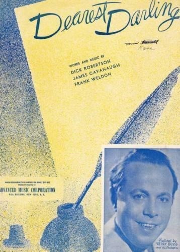 Dearest Darling, Henry Busse, 1945, Vintage Sheet Music