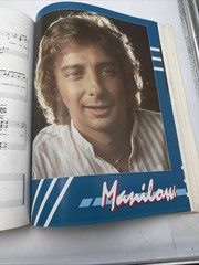 Vtg 1983 Barry Manilow Greatest Hits Songbook W/ Poster Insert Cherry Lane Music
