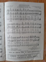 Chwe Chan Glasurol – Six Classical Songs – welsh vocal sheet music