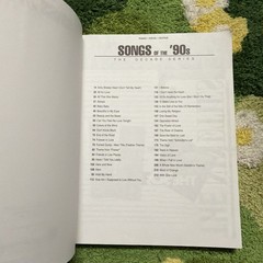 Vintage 90s Guitar/Piano/Vocal Songbook Lot of 3 Hal Leonard Sheet Music Books